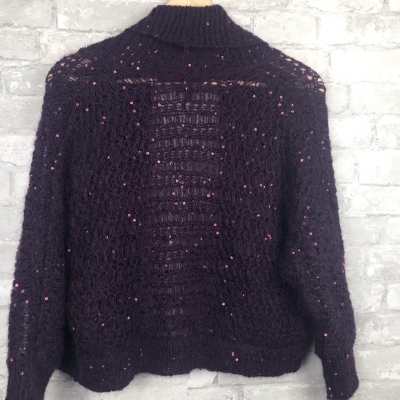 Express | Mohair Open Front Cardigan Dolman Sleeve - Picture 3 of 8